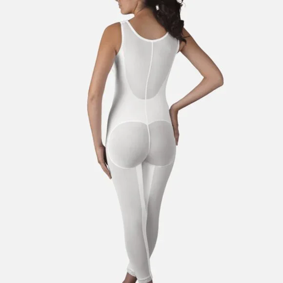 💖 Design Veronique B856B Zipper Below-Knee Compression Garment w/ Bra M 💖 - Picture 2 of 5